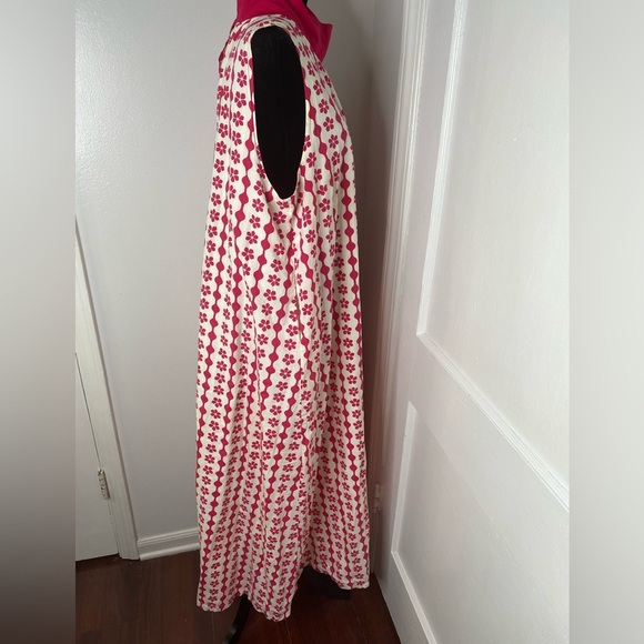 BURU X BISBY Pink Floral Button Down Back Maxi Dress - Picture 7 of 9